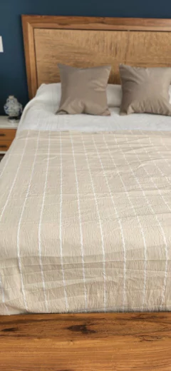 PIE DE CAMA ARENA RAYADO - comprar online