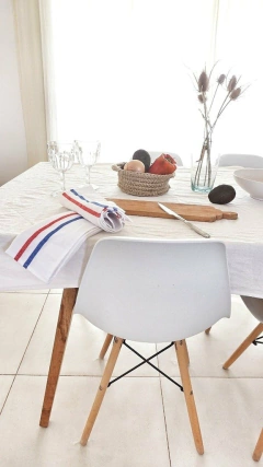 Imagen de Mantel Tusor Off White Blanca Cotta