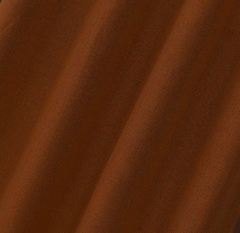 CORTINA LINO DOBLE 100% BLACKOUT ARGOLLAS DE METAL ( INCLUYE 2 PAÑOS) 132x220 (TERRACOTA) - Ay Que Amor