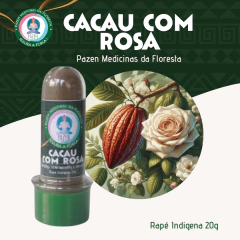 Rapé de Cacau com Rosa