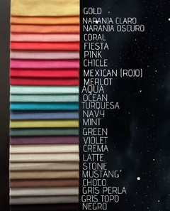 Imagen de Esquinero Amelia (pana) 120 cm