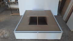 Box de Cama 1.60 ancho x 1.90 o x 2.00 de largo (Queen xl) 2 plazas y media