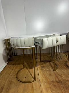 MESA ESTETICA MANICURIA CIRCULAR MEDIANA - LcMuebles