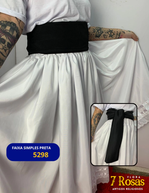 FAIXA SIMPLES PRETA