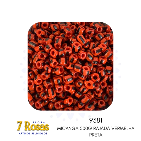 MICANGA 500G RAJADA VERMELHA PRETA