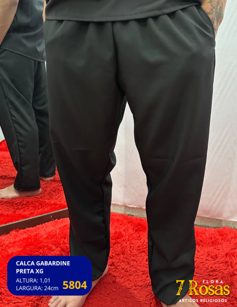 CALCA GABARDINE PRETA XG