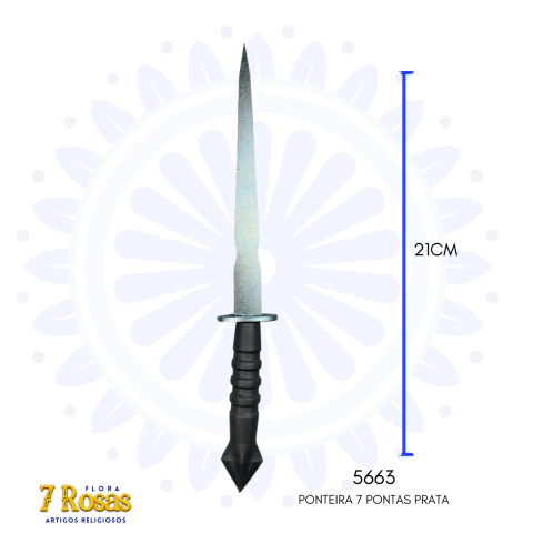 PONTEIRA 7 PONTAS PRATA