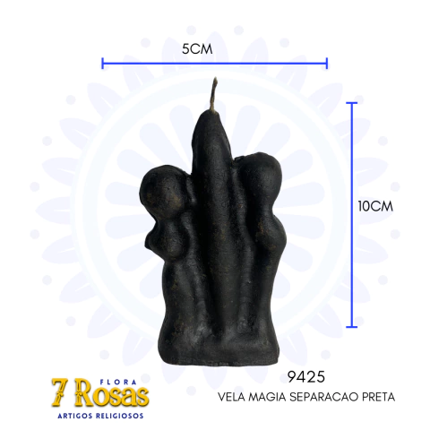 VELA MAGIA SEPARACAO PRETA