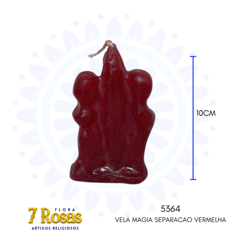 VELA MAGIA SEPARACAO VERMELHA