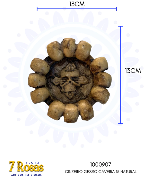 CINZEIRO GESSO CAVEIRA 15 NATURAL