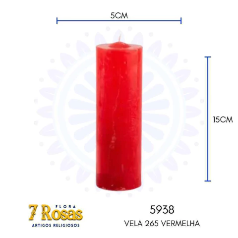 VELA 265 VERMELHA