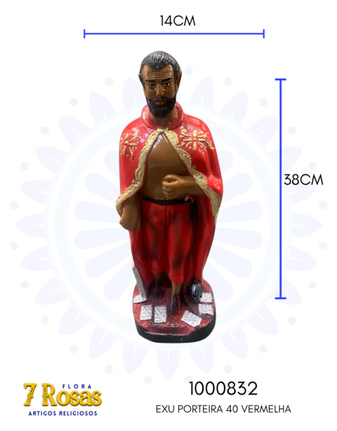 EXU PORTEIRA 40 VERMELHA