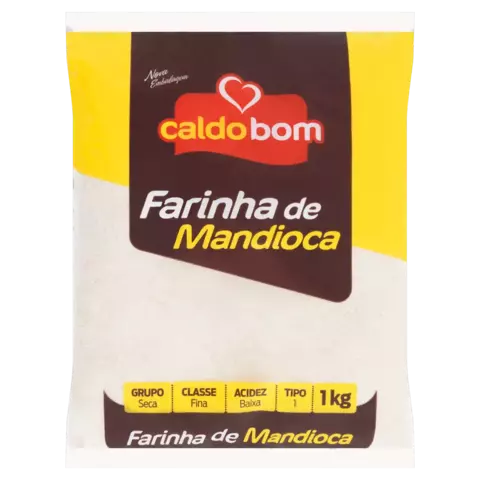 FARINHA MANDIOCA BRANCA CALDO BOM