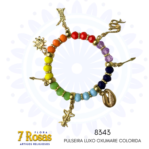 PULSEIRA LUXO OXUMARE COLORIDA