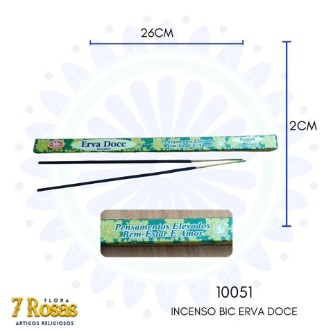 INCENSO BIC ERVA DOCE
