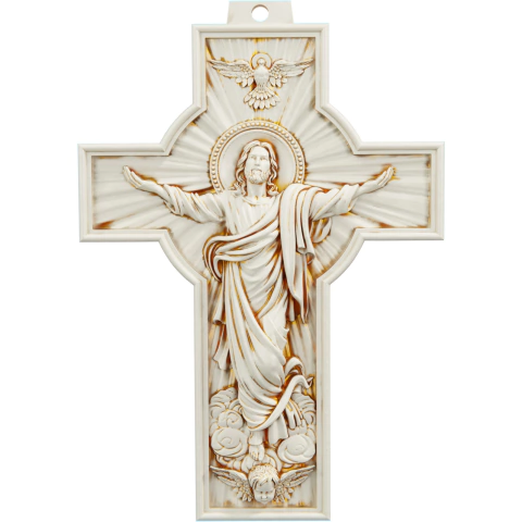 Cruz Crucifixo de Parede Jesus Cristo - comprar online