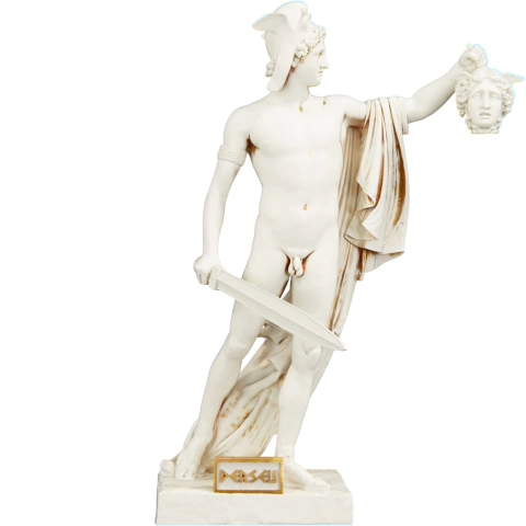 Estátua Perseu Semi Deus Herói Grego - comprar online