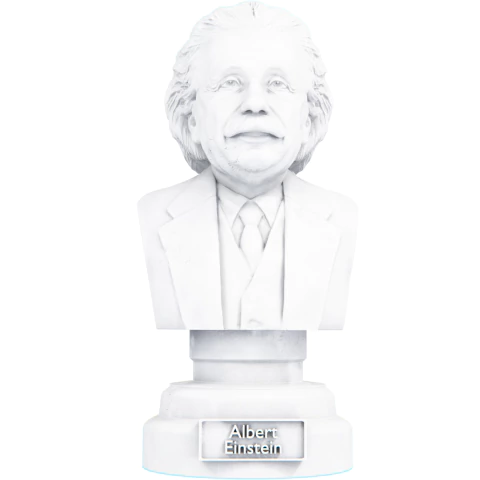 Estátua Busto Albert Einstein Físico Teórico - Estatueta - comprar online