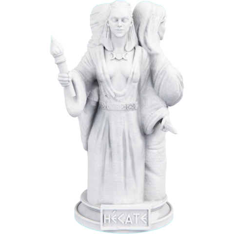 Estátua Hecate Deusa Tríplice Grega Perseia da Bruxaria Divino Feminino - comprar online