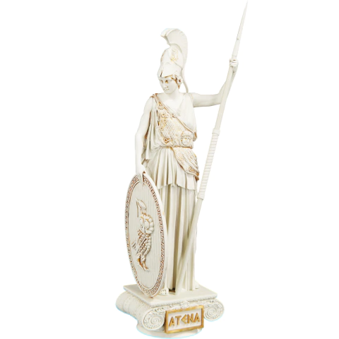 Estátua Atena Deusa Minerva Imagem Athena - comprar online