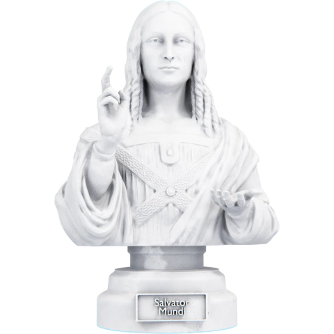 Estátua Busto Salvator Mundi - Da Vinci - comprar online