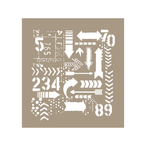 Stencil setas - logo ali