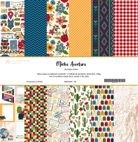 Bloco 30x30 - Minha Aventuras
