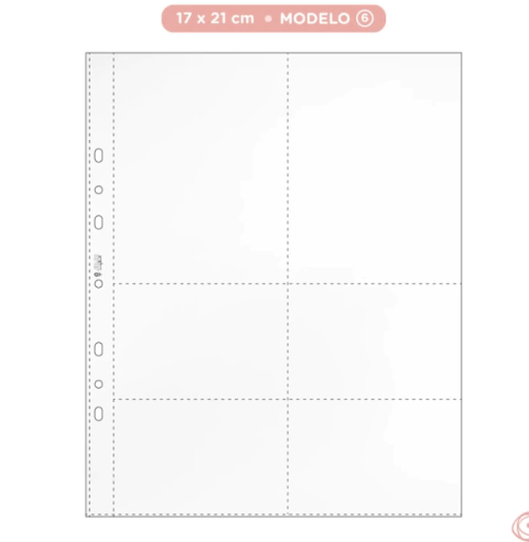 Plástico para album 17x21 modelo 6