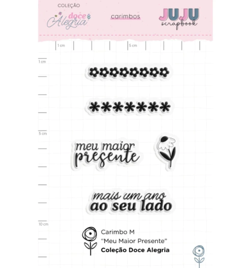 Carimbo meu maior presente - Doce Alegria