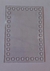 Placa Crochê Retangular Acrílico Transparente - 10/15/20cm