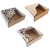 Porta Guardanapo MDF Liso/Floral/Arabesco - 14cm x 14cm