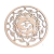 Mandala Paz e Equilíbrio MDF - 20cm de Diâmetro