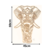 Recorte Elefante Indiano MDF - 60x45cm - comprar online