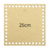 Base MDF Crochê Quadrada - 10cm a 40cm - MC ARTIGOS MDF
