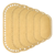 Base MDF Crochê Oval Arredondada - Tamanhos