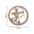 Mandala Orixá Oxóssi MDF - 10/30/40cm de Diâmetro - comprar online