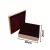 Caixa Flocada Tampa Sapato com 9 divisórias 20x20x5cm - MDF - MC ARTIGOS MDF