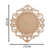 Placa Redonda Trabalhada Lisa c/ Fundo MDF - 15/20/25/29cm - loja online