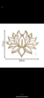 Recorte Flor de Lotus MDF - 20/30cm - comprar online