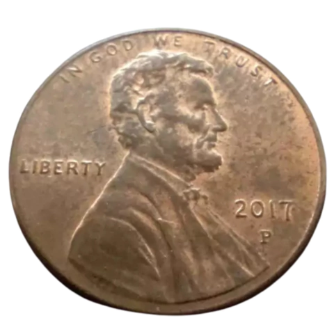 1 Cent 2017 Letra P - EUA - comprar online