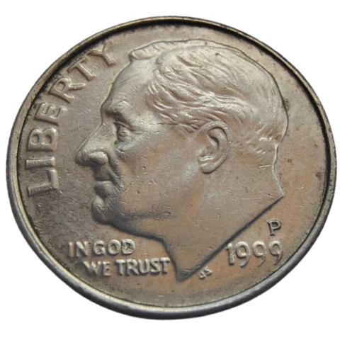 1 Dime 1999 Letra P - EUA - comprar online