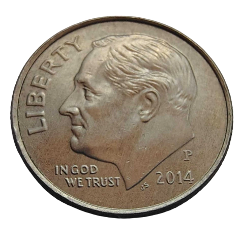 1 Dime 2014 Letra P - EUA - comprar online