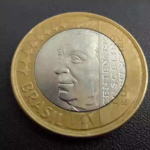 1 Real 2002 - Juscelino Kubitschek