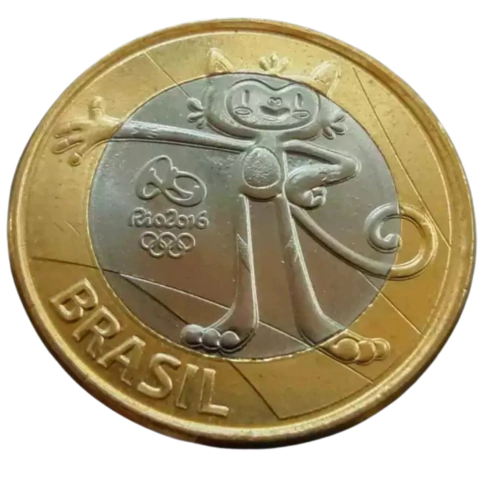 1 Real 2016 Mascote Vinícius - comprar online