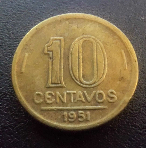 10 Centavos 1951 José Bonifácio