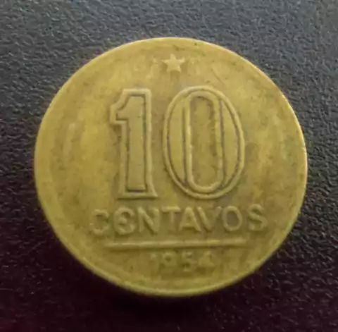 10 Centavos 1954 José Bonifácio