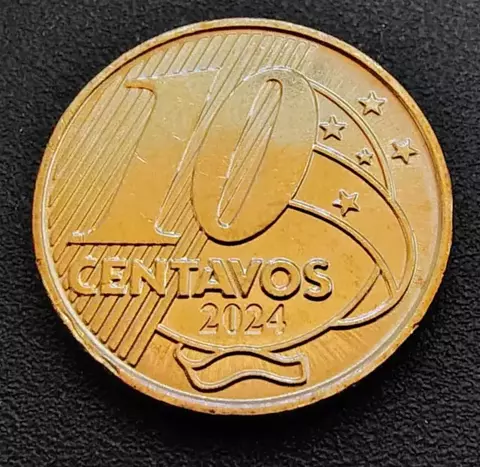 10 Centavos 2024 Flor de cunho - comprar online