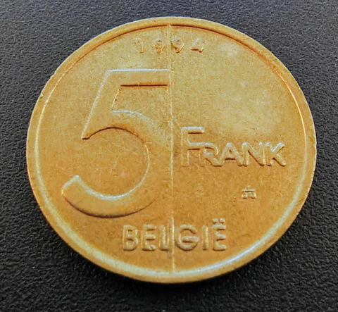 5 Francos 1994 Bélgica - comprar online