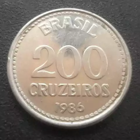 200 Cruzeiros 1986