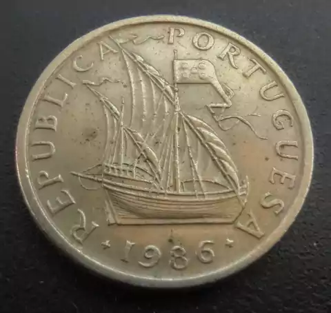 5 Escudos 1986 Portugal